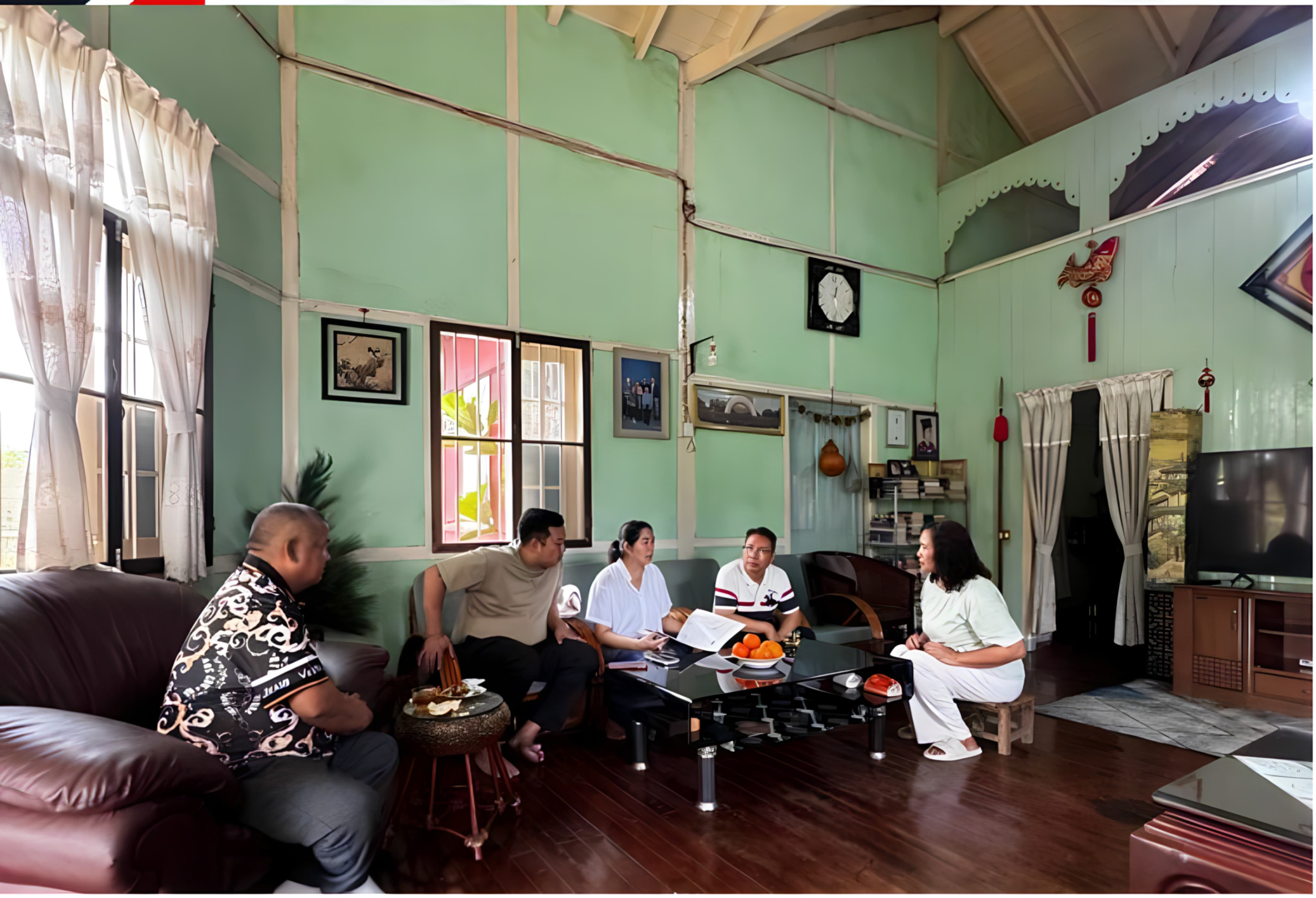 Interior of the Padauk Street house